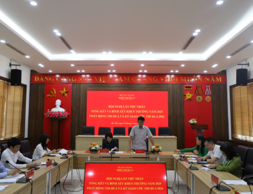 Hội nghị lần thứ nhất Khối thi đua 4 – Bộ Xây dựng năm 2026